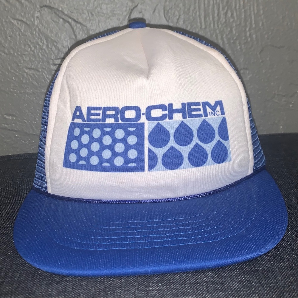 Vintage Aero Chem Inc. Mesh Trucker Hat